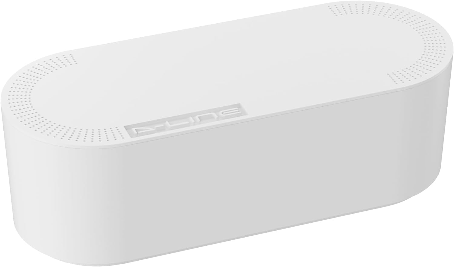 D-Line Cable Management Box | Hide and Conceal Power Strips and Electrical Cords from Tvs, Computers, Gaming Consoles and Pcs | Cord Organizer Made from Electrically Safe ABS Material | Small, Black