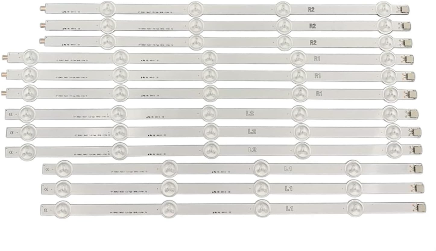TILEZE 12Pcs X 47" LED Backlight Strips Fit for LG 47" TV 47LN5200 LG47LP360 7LN540S 47LN519C 47LN613S 6916L-1174A 1175A 1176A 1177A image number 2