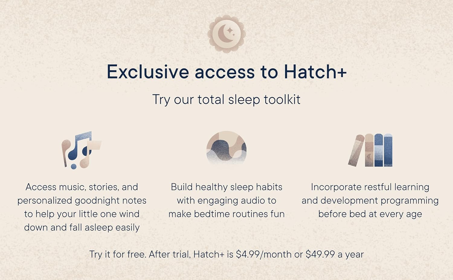 Hatch Rest Baby Sound Machine, Night Light | 2Nd Gen | Sleep Trainer, Time-To-Rise Alarm Clock, White Noise Soother, Music & Stories for Nursery, Toddler & Kids Bedroom (Wi-Fi), (Australia Compatible) image number 4