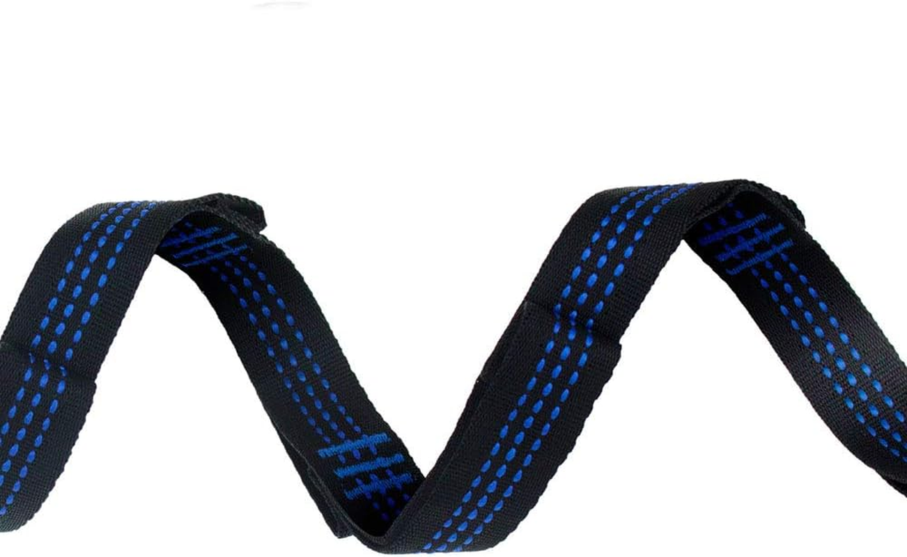 Hammock Strap High Strength Nylon Rope 2.8M*2PCS with 2PCS Strong Carabiners Adjustment Reinforced Yoga Belt Tree Rope image number 2