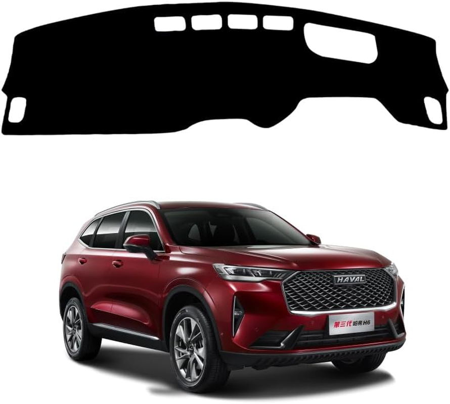 Evervenz Dash Mat for GWM Haval Haval H6 2021 2022 2023 2024 2025 Microfiber Flannel HUD Dash Cover Dashboard Cover Haval03 image number 2