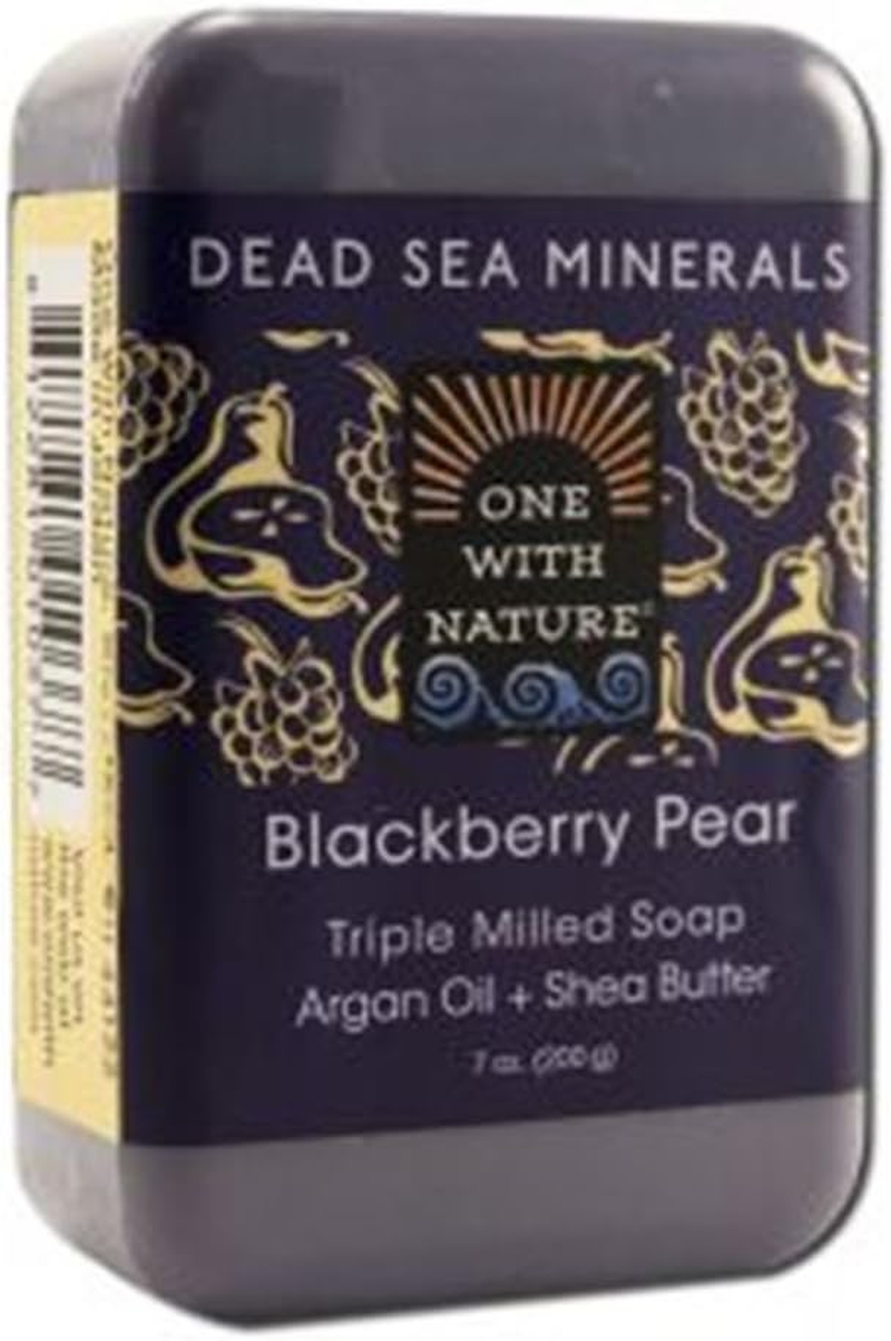 One with Nature - Dead Sea Minerals Triple Milled Bar Soap Blackberry Pear - 7 Oz. image number 2