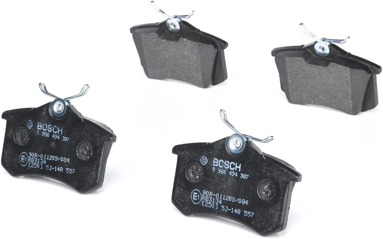 BOSCH BP1295 Blue Line Rear Brake Pad Set Fits VW Passat B7 1996-2022 (May Also Fit Other Vehicle Applications) image number 5