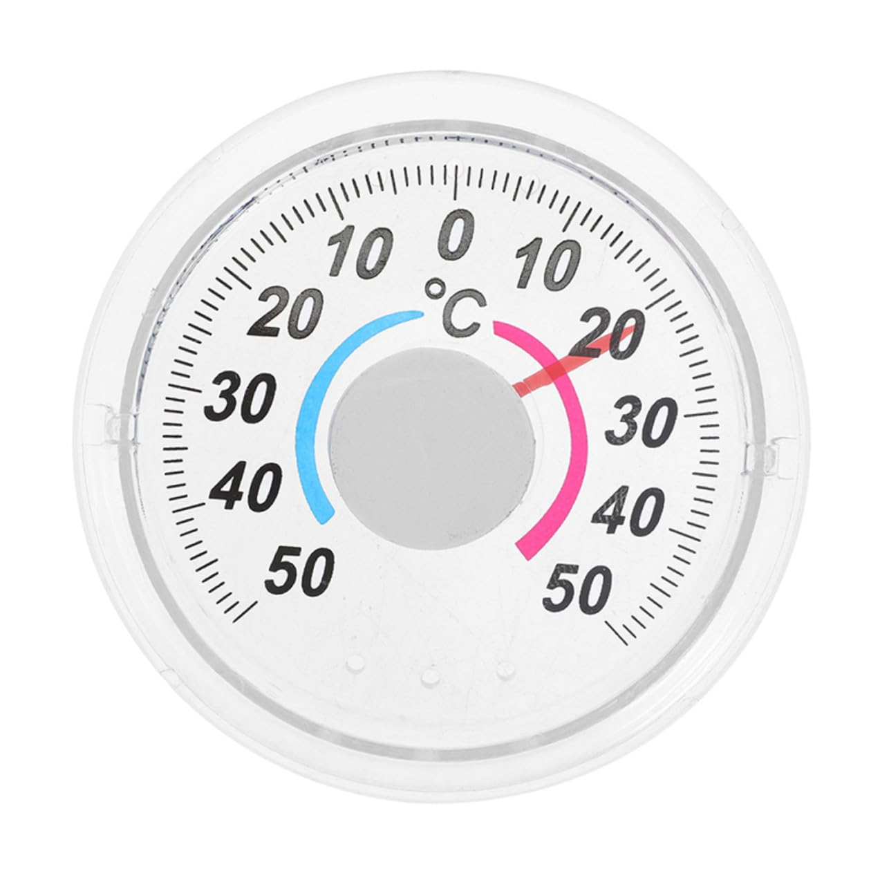 CLISPEED round Analog Indoor Outdoor Thermometer for Doors and Windows Space-Saving Plastic Gauge with Accurate Temperature Display Easy-Read Pointer Style for Home Weather Monitoring image number 3