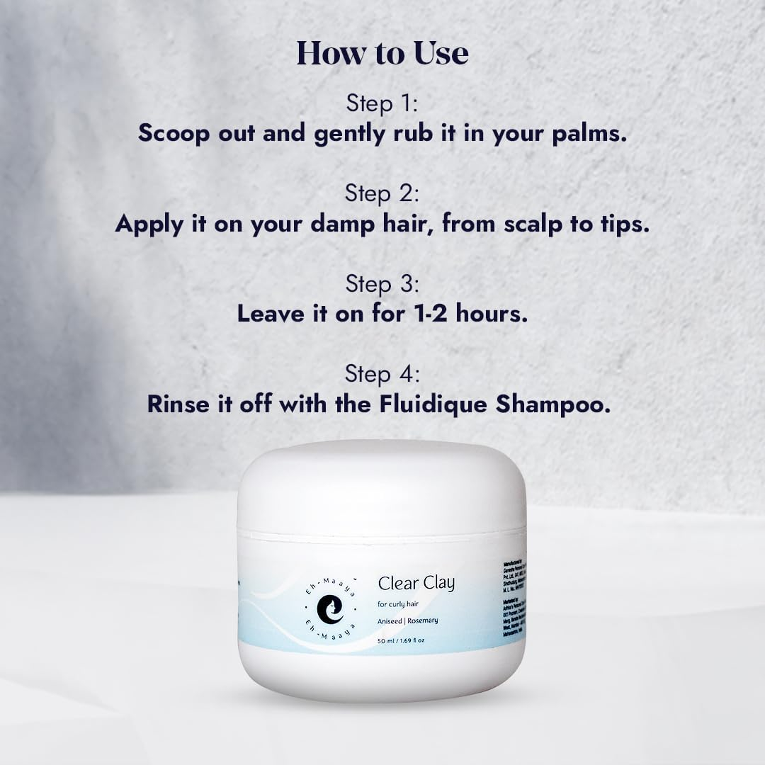 Clear Clay &ndash; Curly Hair Mask (50 ML) image number 2