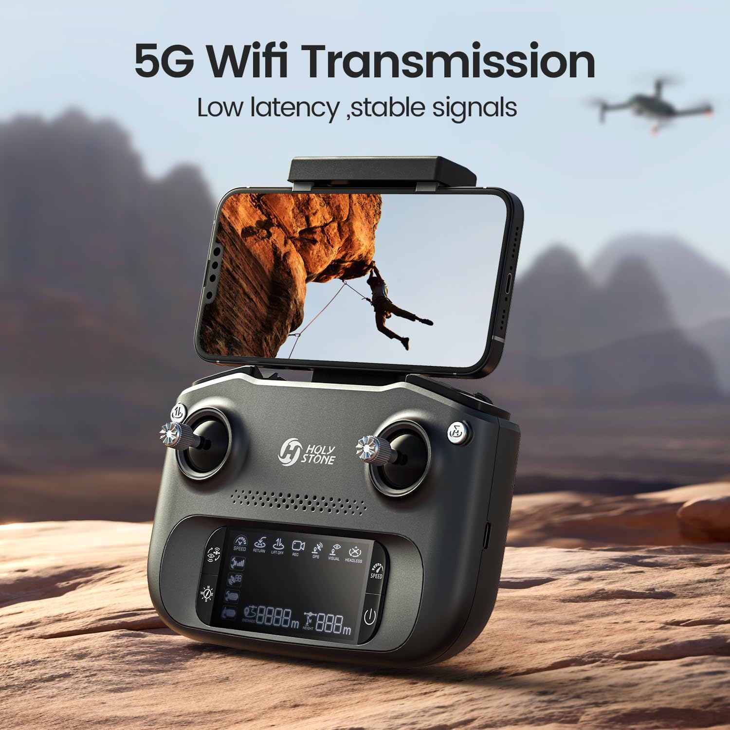 Holy Stone HS175G GPS Drone with 4K EIS Camera for Adults Beginners, 249G Foldable RC Quadcopter with Auto Return, Follow Me, 60 Mins Flight,Brushless Motors,5G Transmission, Upgraded HS175D image number 3