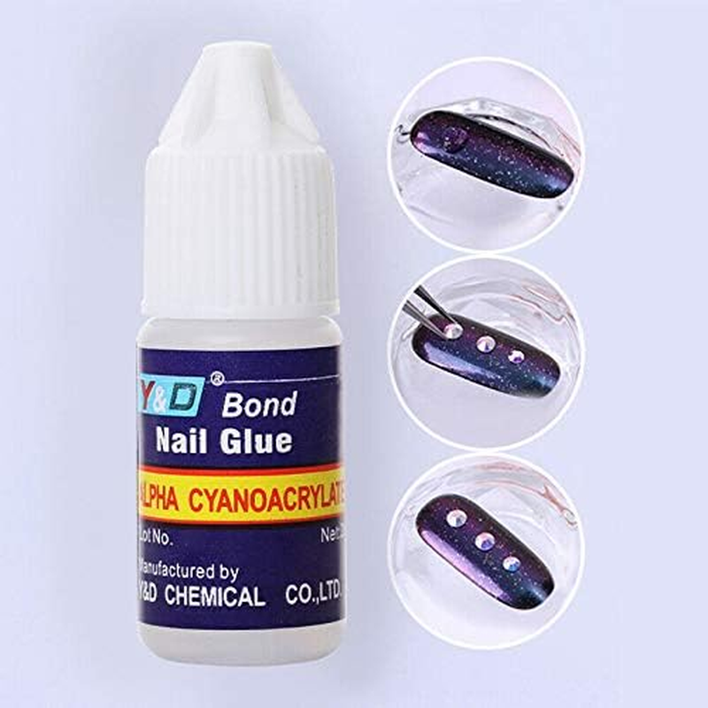 BOOLAVARD 5 X Glue False Fake Nail Tips French Acrylic Nail Art image number 2