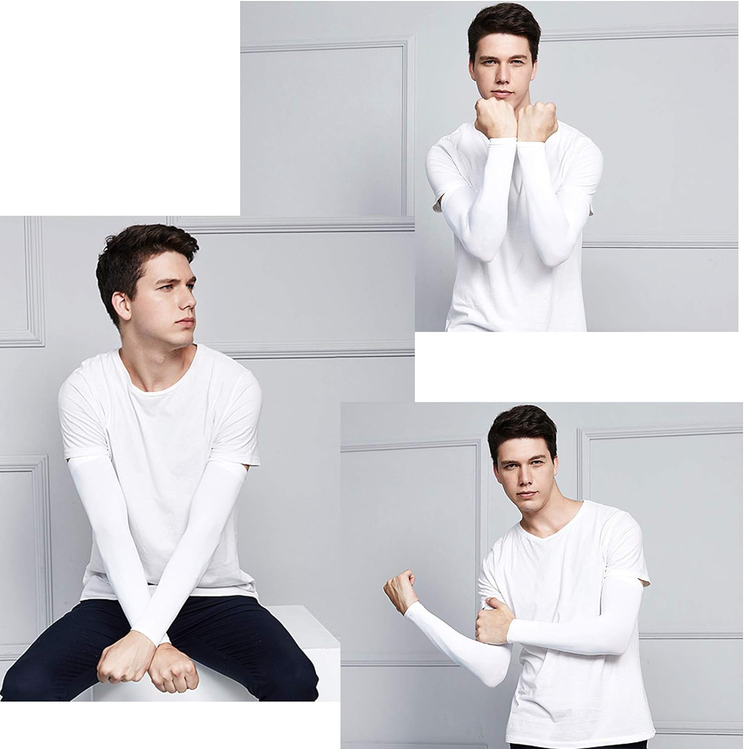 UV Sun Protection Arm Sleeves for Women Men Youth, Beister Arm Warmers Outdoors Arm Covers for Running,Hiking,Mountaineering,Golfing,Gardening,Cycling,Volleyball image number 2