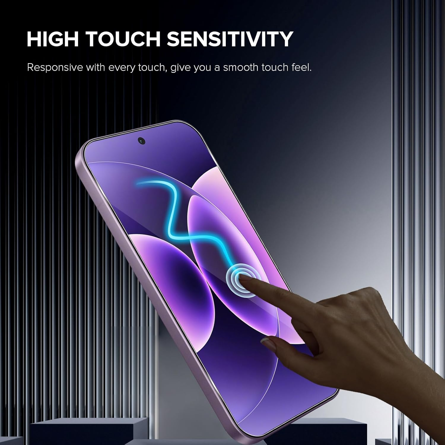 Aerku Pack of 2 Screen Protectors for Xiaomi Mi 17 Pro Max 5G for Tempered Glass, [Car Installation] 0.33 Mm Ultra Clear Film, 9H Hardness Screen Protector, Anti-Bubble, Anti-Scratch Protective Glass image number 2