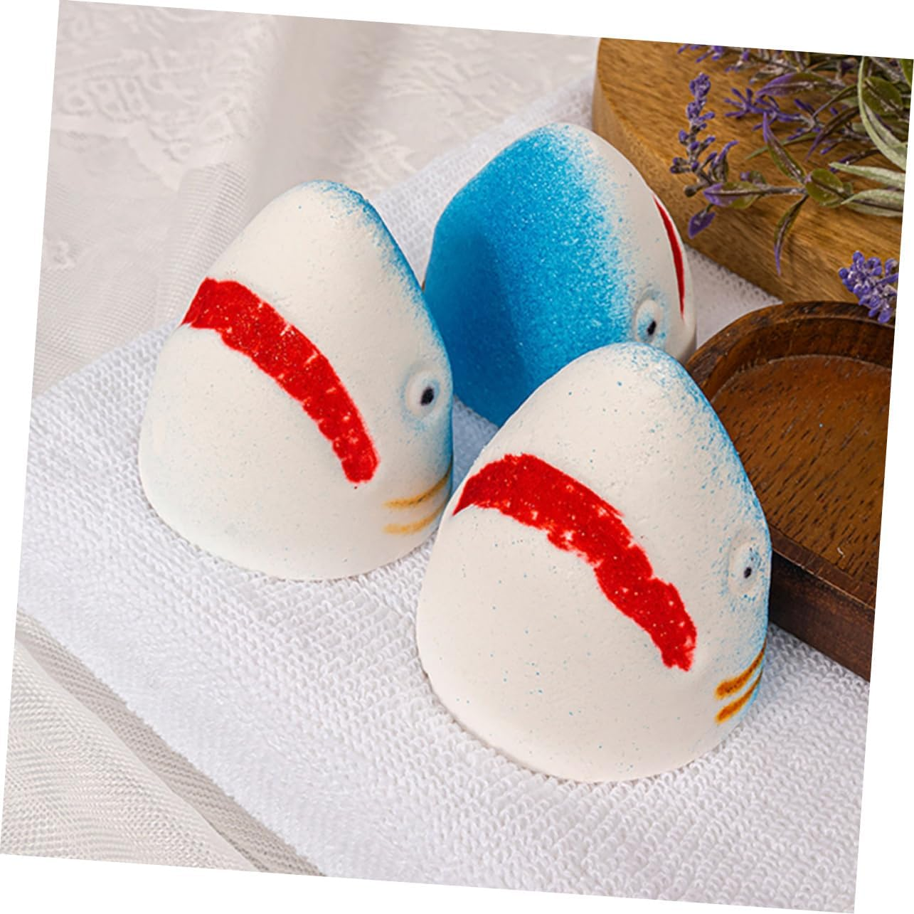 Beavorty 3Pcs Bathing Bomb Salt Essential Oil Bath Bomb Small Creative Natural Skin Care image number 6