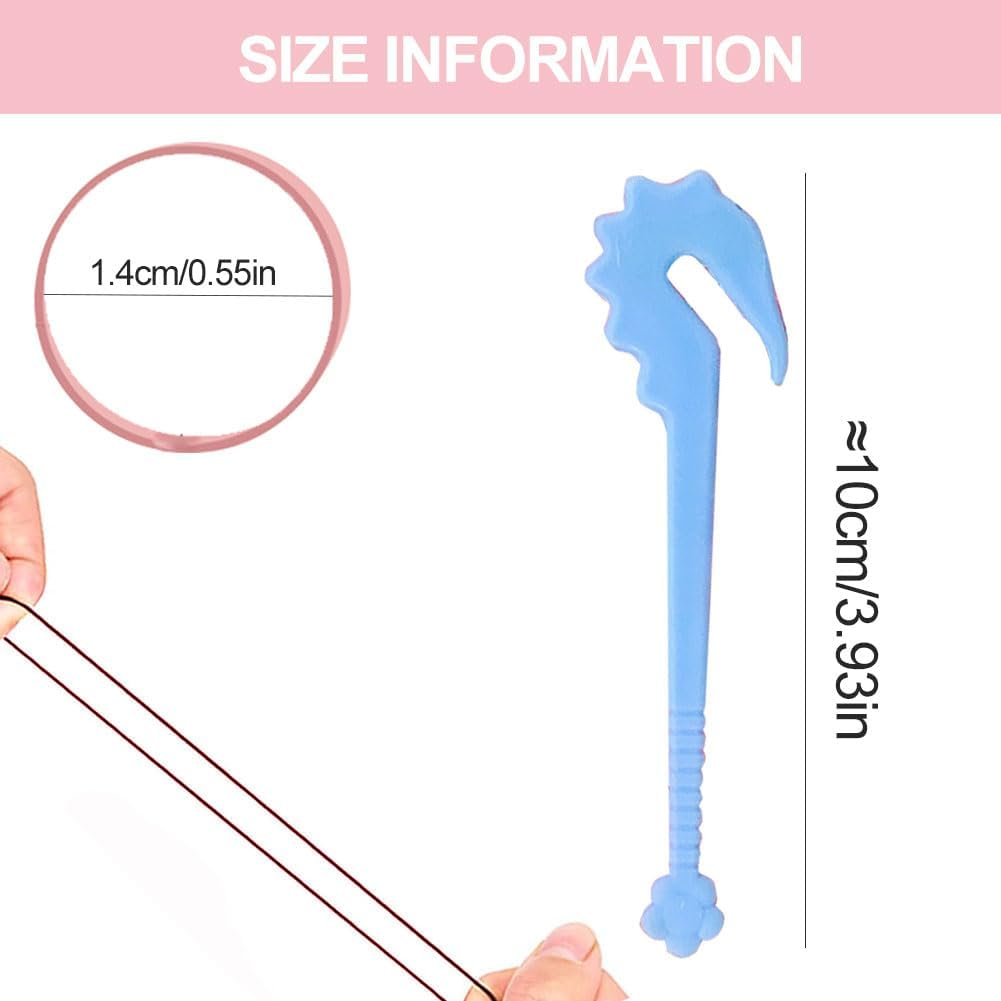 Butyeak Dog Hair Rubber Bands, Pack of 1000 Mini Hair Bands, Mini Elastic Colourful Pet Rubber Bands, Small Dog Hair Bands, Small Hair Bands, Small Rubber Rings, Small, Transparent image number 1