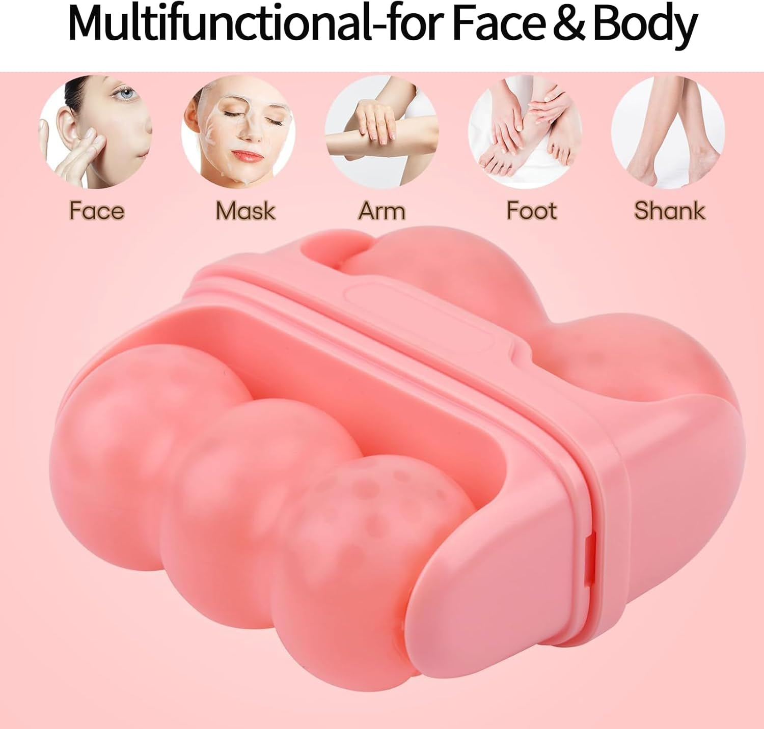 Swascoger Ice Roller for Face and Eyes - Women Gifts Idea to Reduce Puffiness, Wrinkles and Migraine Pain, Cooling Therapy Massager for Brightened, Tightened Skin image number 1