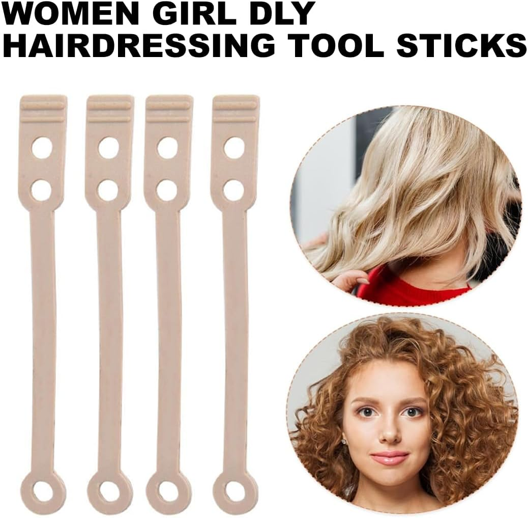 UEAVOID Pack of 50 Perm Winder Rubber Perm Rods Set Hairdressing Tool DIY for Women Girls, Appropriate Thickness, Good Hand Feel, Good Elasticity image number 5