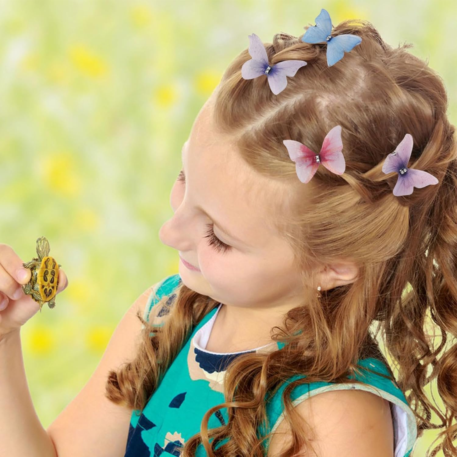 Butterfly Hair Clips,20Pcs Mixed Color 3D Double Layer Butterfly Hair Barrettes,Butterfly Hair Accessories for Girls Teens Women Christmas Birthday Gift image number 6