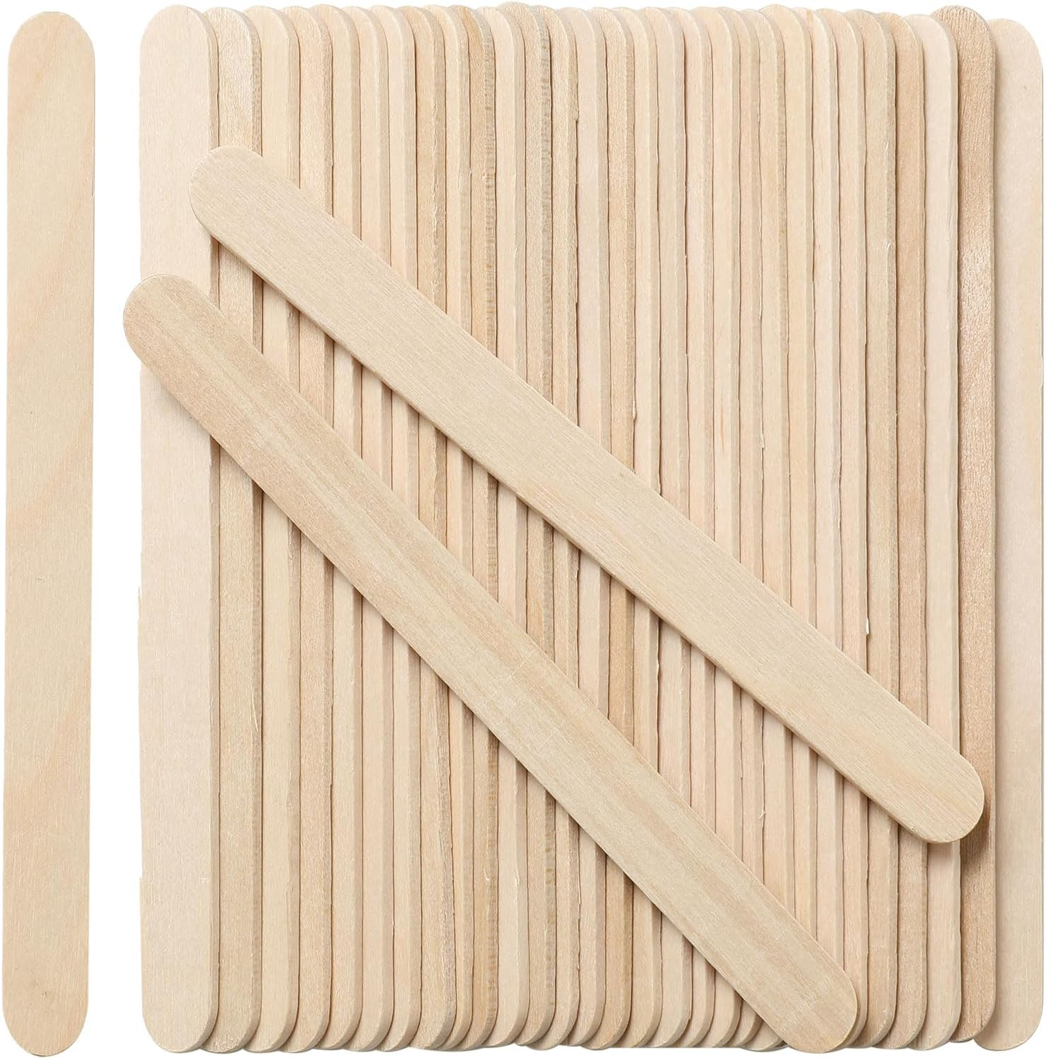 200Piece Waxing Sticks for Hair Removal - Borogo Premium Splinter-Free Wooden Wax Sticks for Waxing, Wax Stick for Body and Face Waxing image number 4