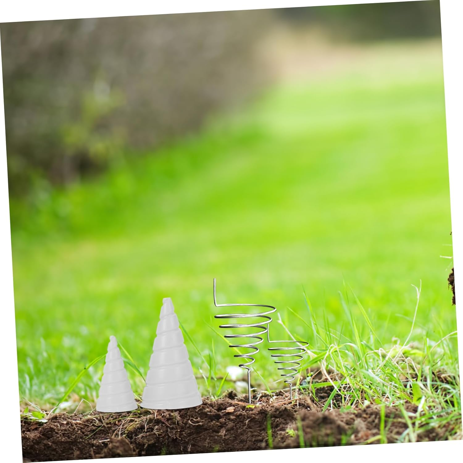 Levemolo 2Pcs Copper Wire Antenna Making Tool Copper Gardening Stake Fixture for Efficient Garden Coil Winding and Gardening Tools