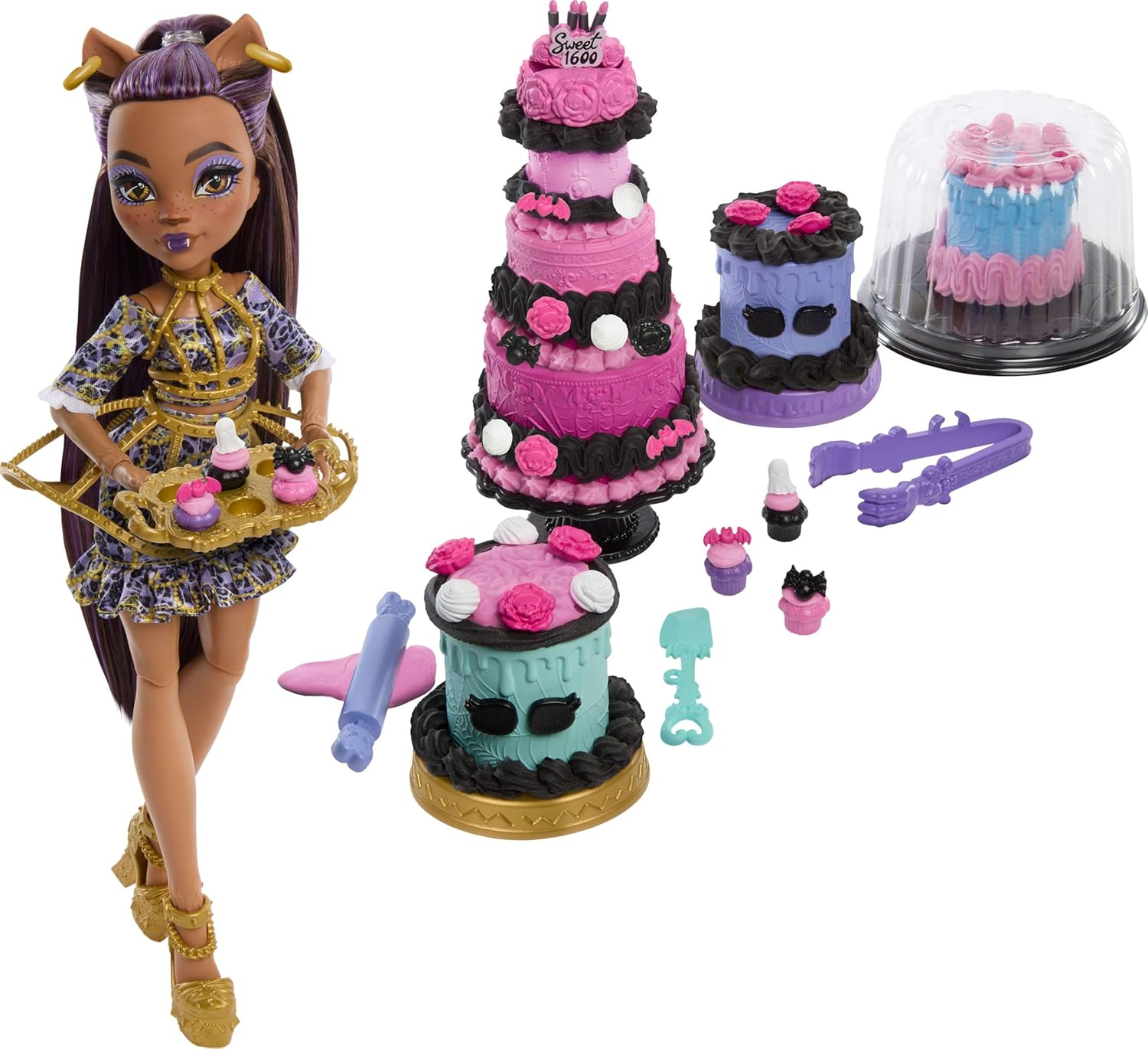 Monster High Scary Sweet Birthday Doll + Activity image number 1