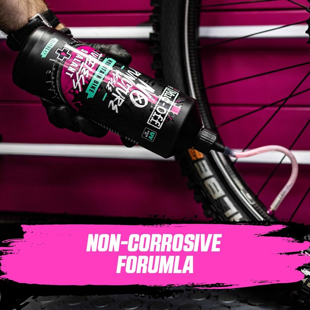 Muc off No Puncture MTB Hassle Tubeless Sealant, 80 Ml - Tubeless Tyre Sealant for Bicycle Puncture Repair - Durable Bike Tyre Sealant for Mountain Bikes image number 1