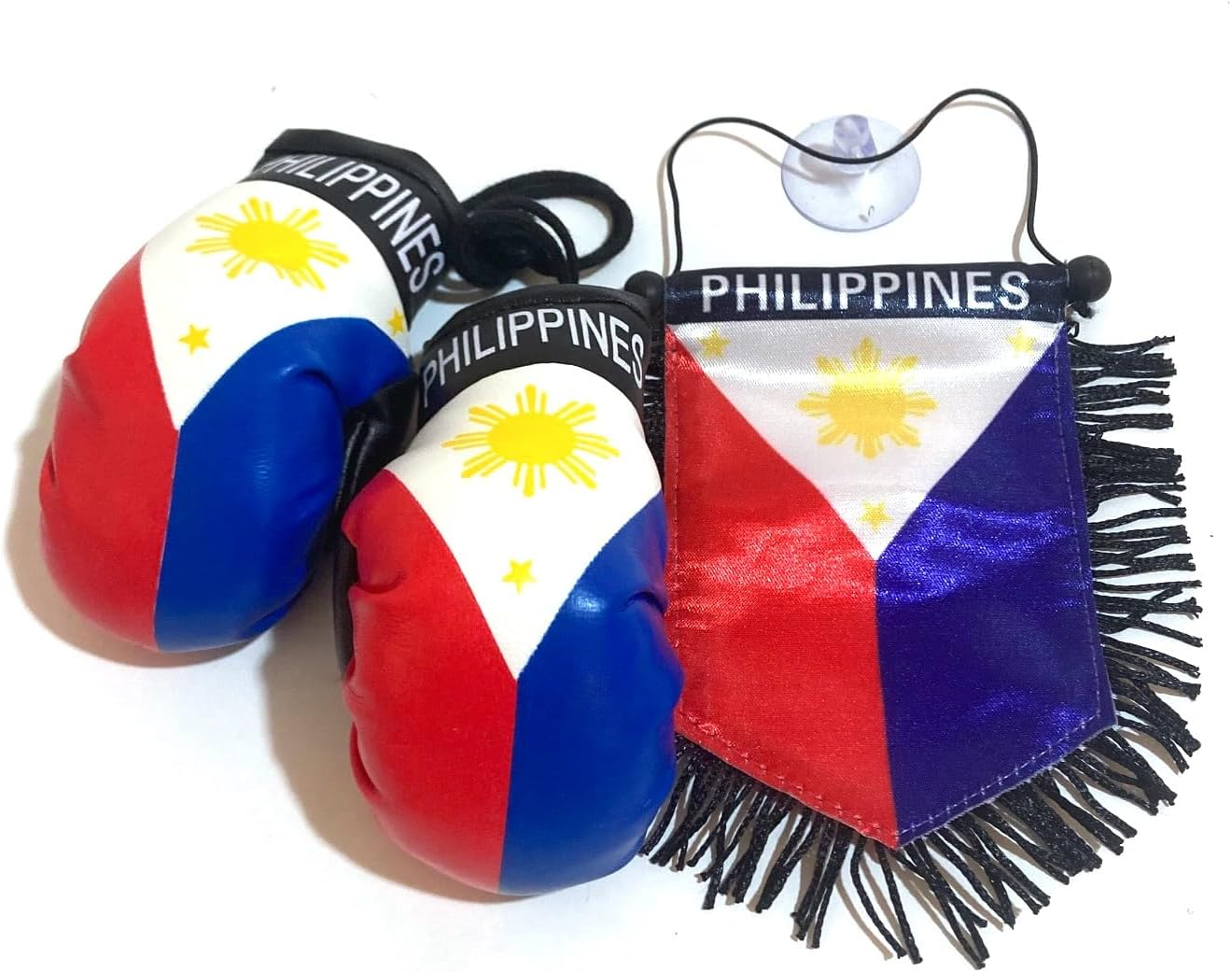 PRK 14 Philippines Small Quality Flags Filipino Decals for Cars Automobiles Home Sticks to Glass