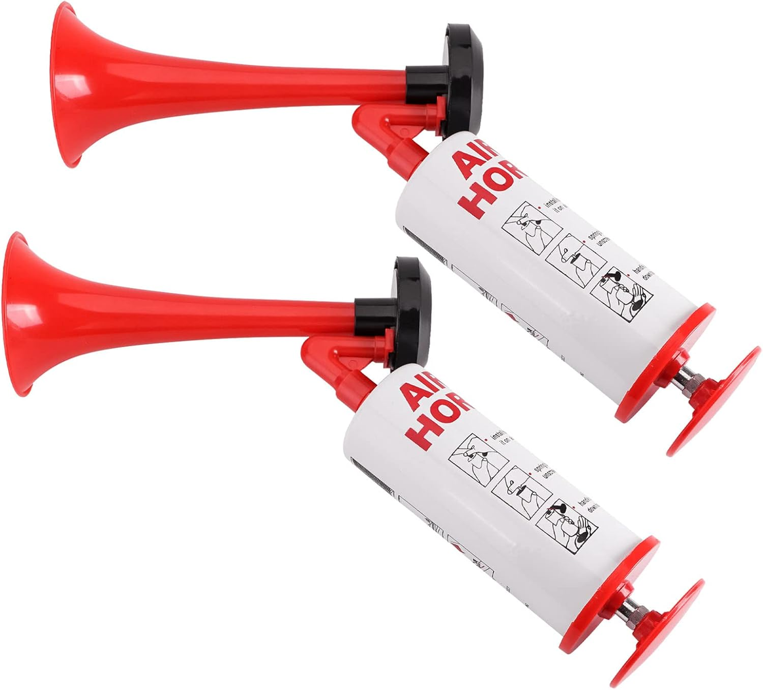 AOLIHAN Handheld Air Horn, Aluminum+Abs Portable Handheld Air Pump Horn