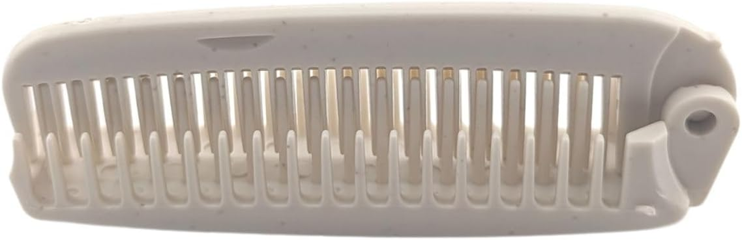 Foldable Hair Brush and Comb - Plastic-Free 100% Biodegradable Wheat Straw (White) image number 5