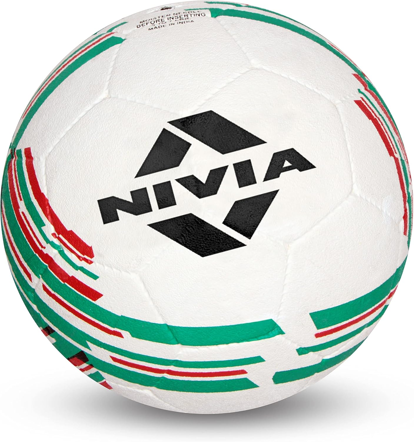 Nivia Country Colour Italy Football (Multicolour, Size 5) | Machine Stitched | Rubberized Moulded | 12 Panel | Waterproof | Soccer Ball image number 3