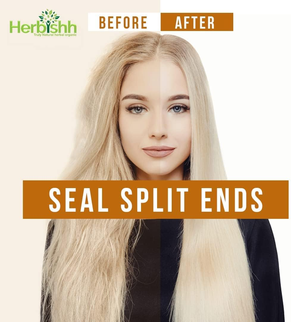 Herbishh Ultimate Hair Color Shampoo Kit (3Pcs Hair Color Shampoo Dye +1 Argan Hair Mask) Smooth and Long Lasting Color Shampoo for Grey Hair Men & Women Easy & Quick to Use-Combo4 (Black) - Chestnut Brown image number 6