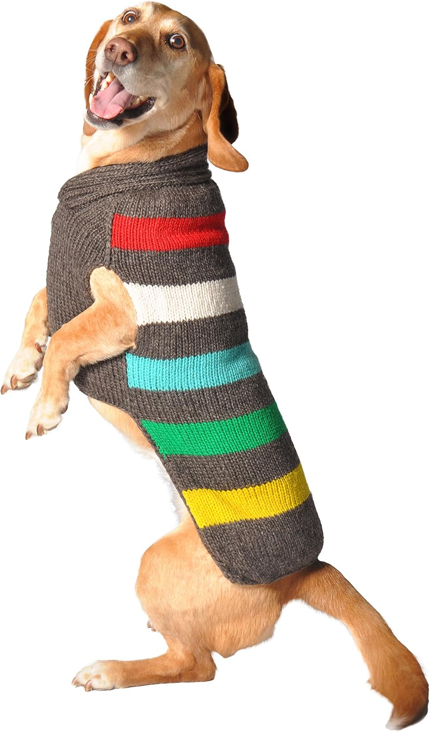 Chilly Dog Charcoal Stripe Sweater, Medium