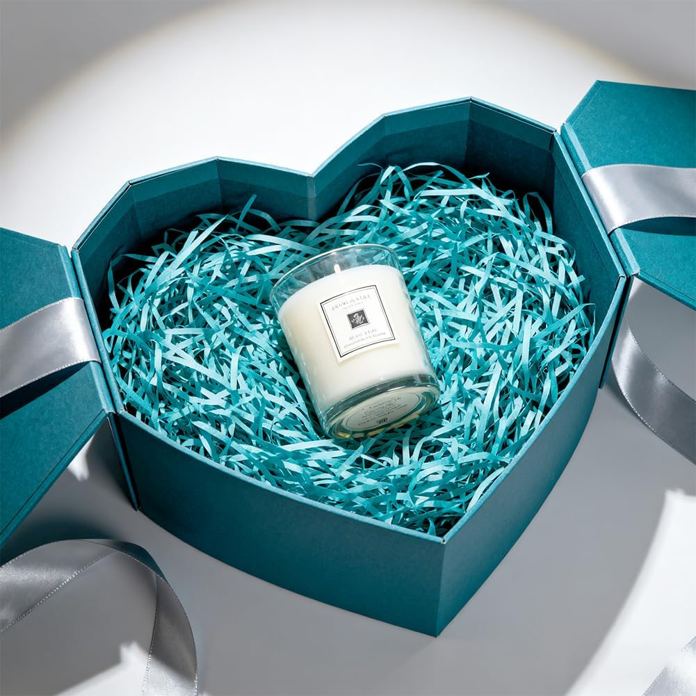 Geli 100G Shredded Tissue Paper for Gift Boxes,Soft Shredded Paper for Hampers Filling and Packaging Filler Shreds Stuffing Paper for Christmas Birthday Decor (Blue) image number 1