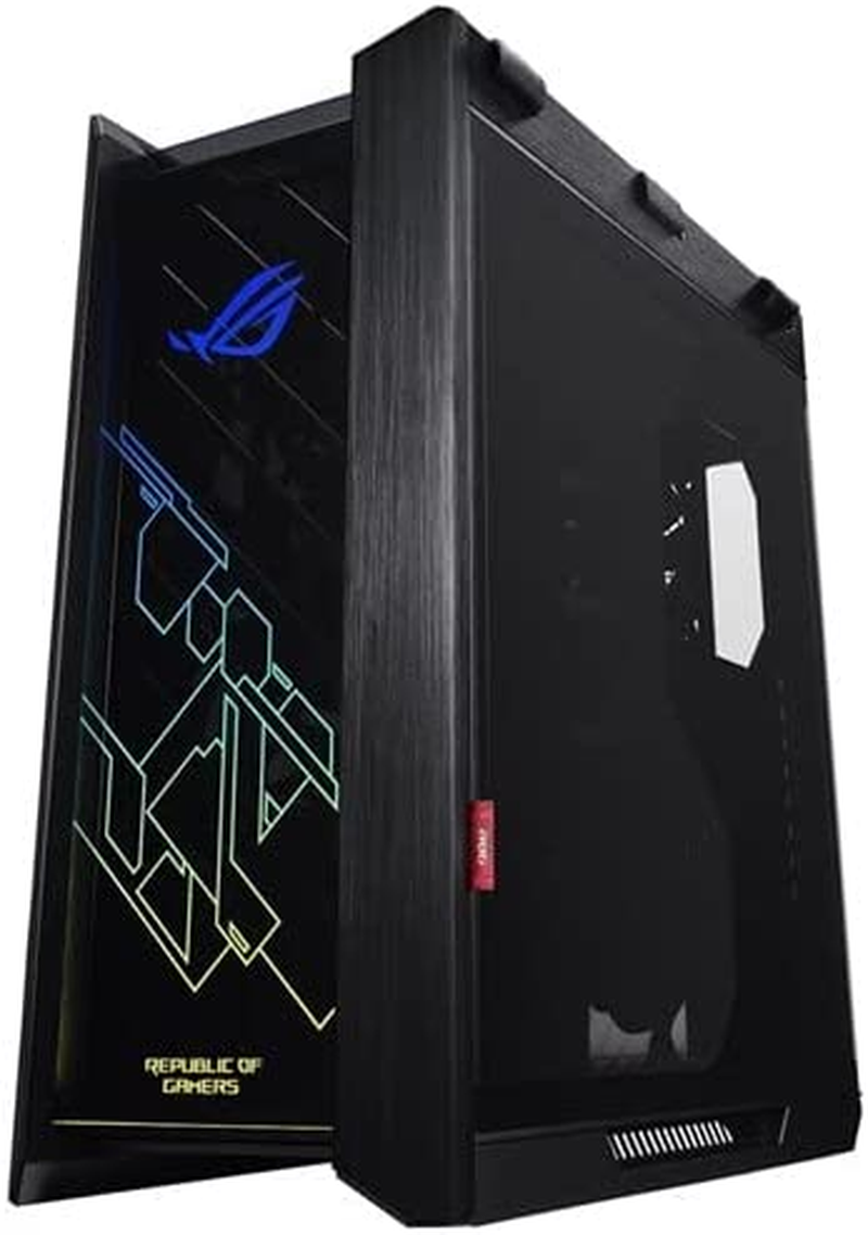 Asus ROG Strix Helios GX601 RGB Mid-Tower Computer Case for up to EATX Motherboards with USB 3.1 Front Panel, Smoked Tempered Glass, Brushed Aluminum and Steel Construction, and Four Case Fans, Black - Helios Gx601|White image number 2