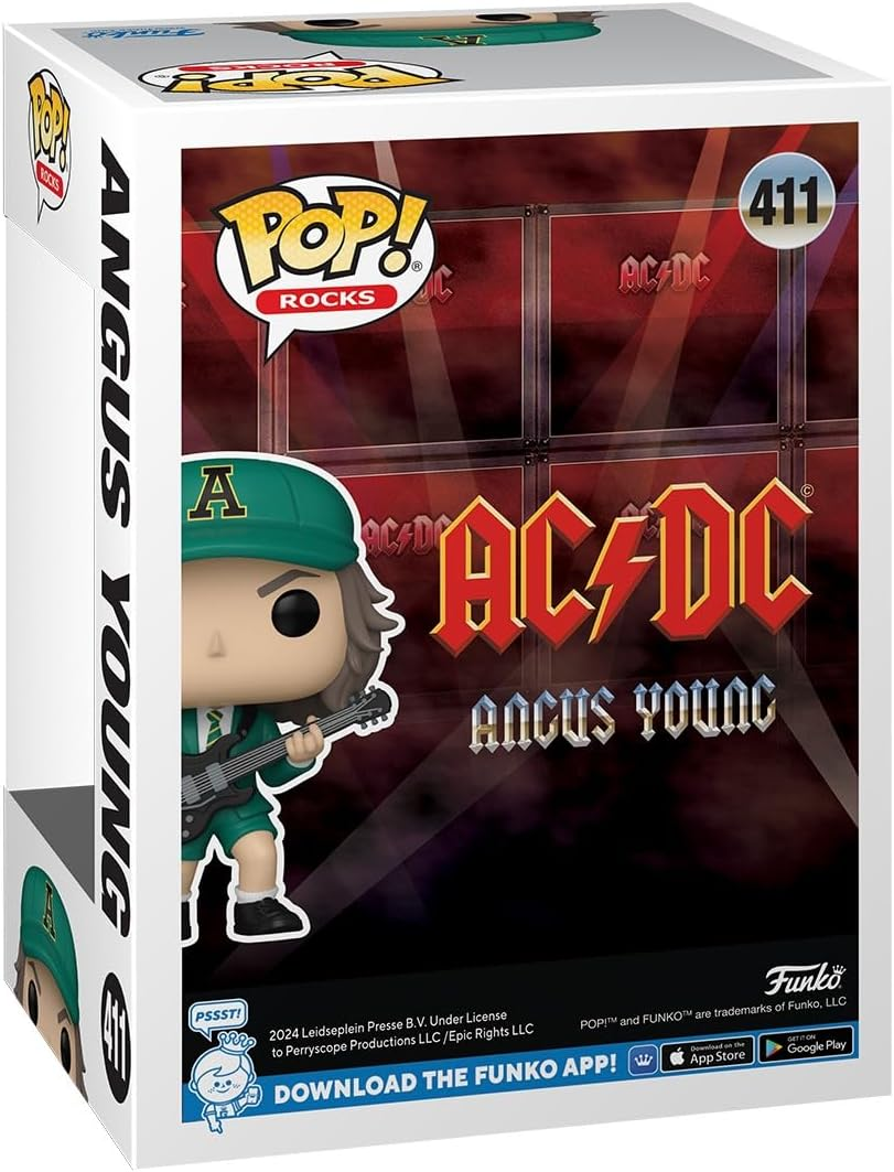 Funko POP! Rocks: AC/DC - Angus Young, Green image number 1