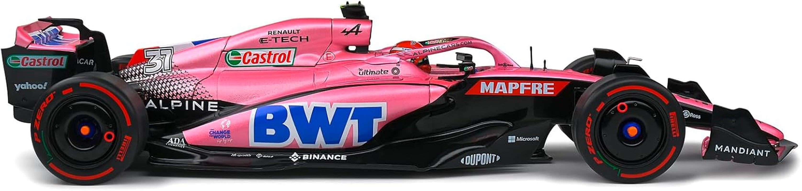 Solido 1:18 Scale Alpine A522 Arabia Saoudia GP 2022- E.Ocon Model image number 3