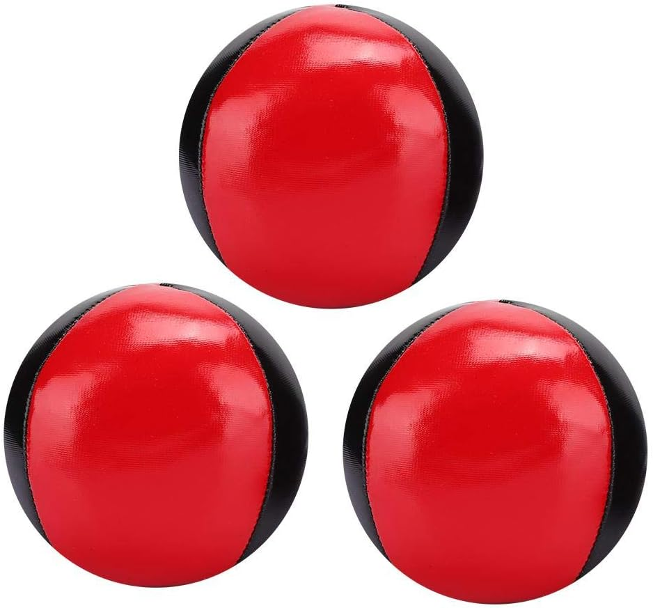 3PCS Juggling Balls, Portable PU Leather High End Juggling Toys for Kids and Adults image number 6