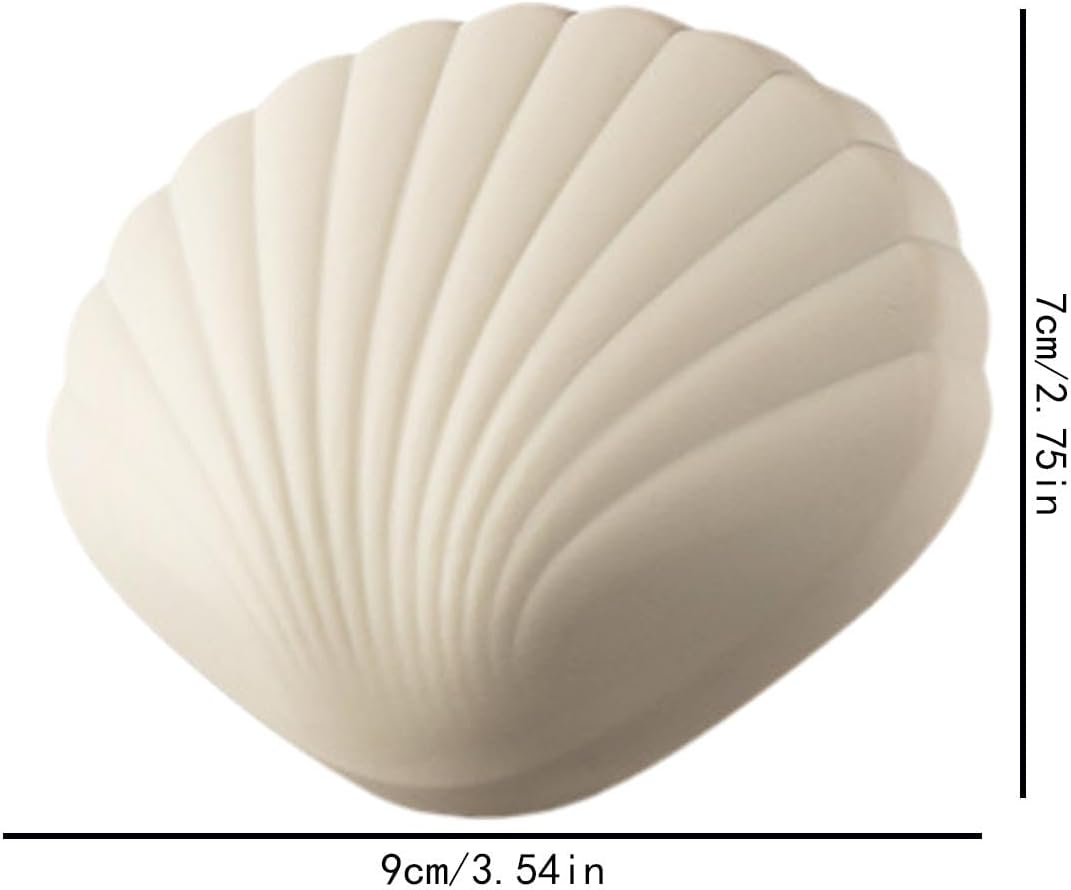 Scalp Scrubber - Silicone Hair Scrubber - Shell Shaped Massage Comb, Comfortable Shower Hair Brush, Hair Scalp Scrubber, Hair Care Tools for Women Men Kids