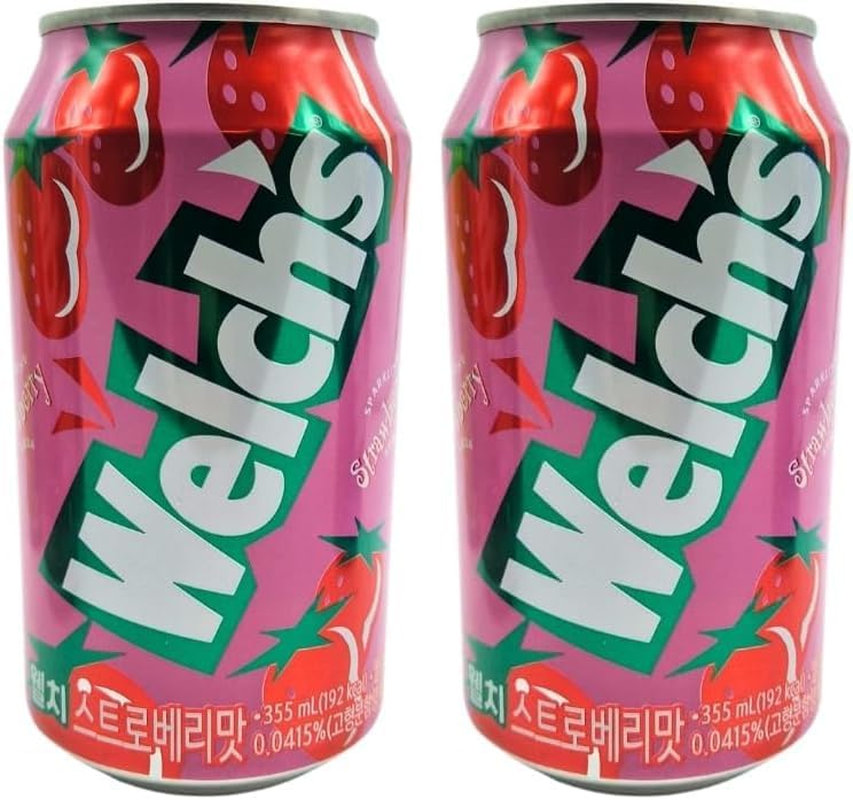 Welch'S Sparkling Strawberry Soda 355Ml image number 3