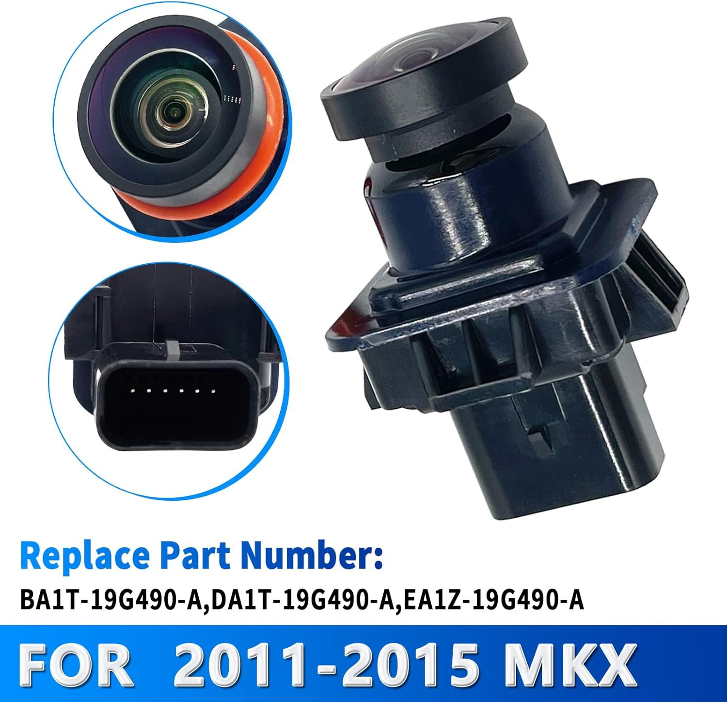 Rear View Back up Camera Multiangle Views Rear Camera Car Compatible with Lincoln MKX 2011-2012 Replaces BA1Z-19G490-B BA1T-19G490-A BA1T-19G490-AD BA1T-19G490-AF image number 5