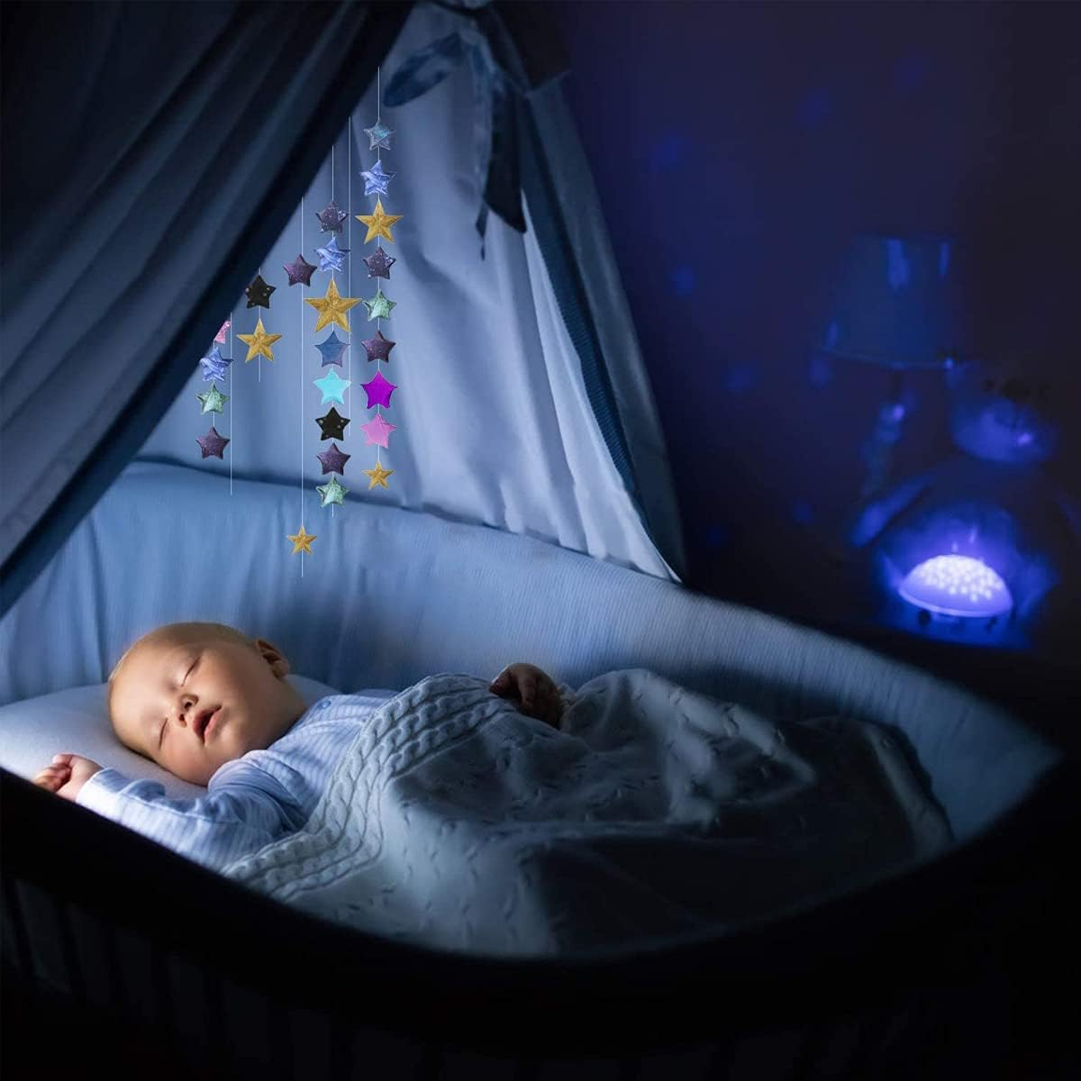 Stars Papers, 24 * 1CM 1910 Sheets Lucky Origami Stars for DIY Paper Arts Crafts (Candy and Starry Sky Gradient) image number 1