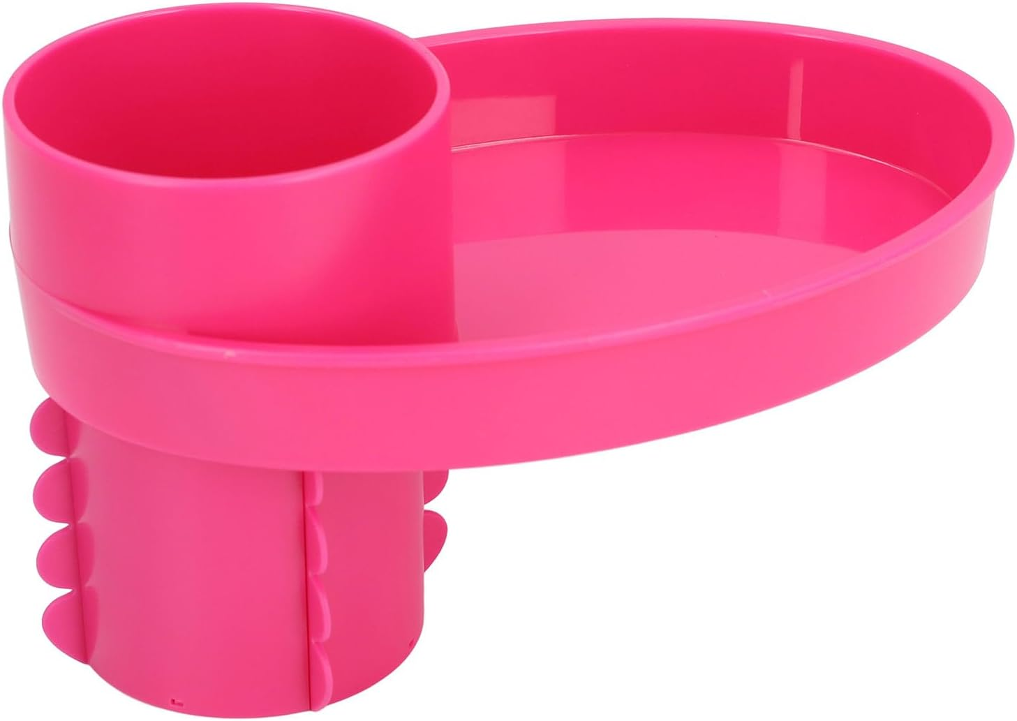 Car Snack Tray, Kids Carseat Cup Holder with Food Tray, Console Holder for Toddlers Activity Table, Roadtrip Essentials (Black)