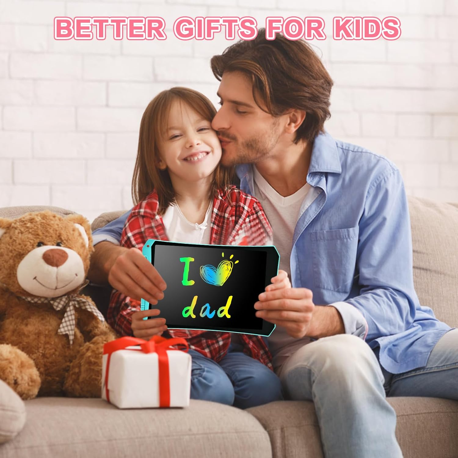 2 Pack LCD Writing Tablet 10 Inch Doodle Board Toddler Kids Toys Gifts, Drawing Tablet Drawing Pad, Kids Games Christmas Birthday Gifts Toys for 3 4 5 6 7 Years Old Girls Boys