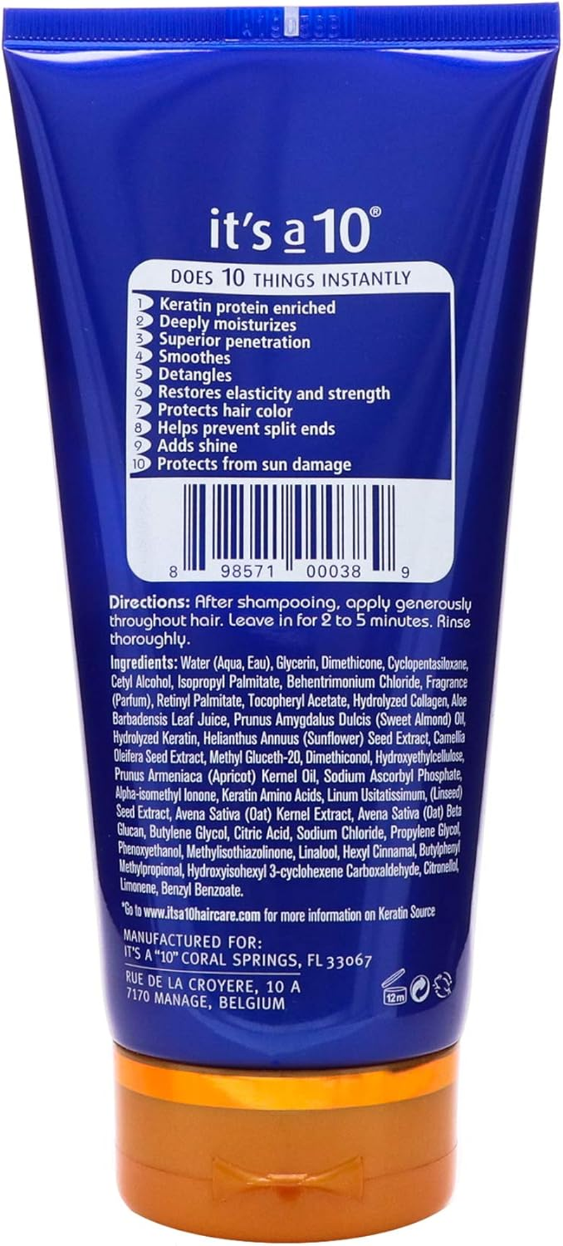 It'S a 10 plus Keratin Deep Conditioner (Pack of 6) image number 2