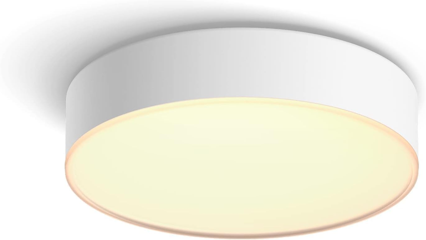 Philips Hue Enrave White Ambiance Smart Ceiling Light [Small], White. Compatible with Alexa, Google Assistant and Apple Homekit image number 2