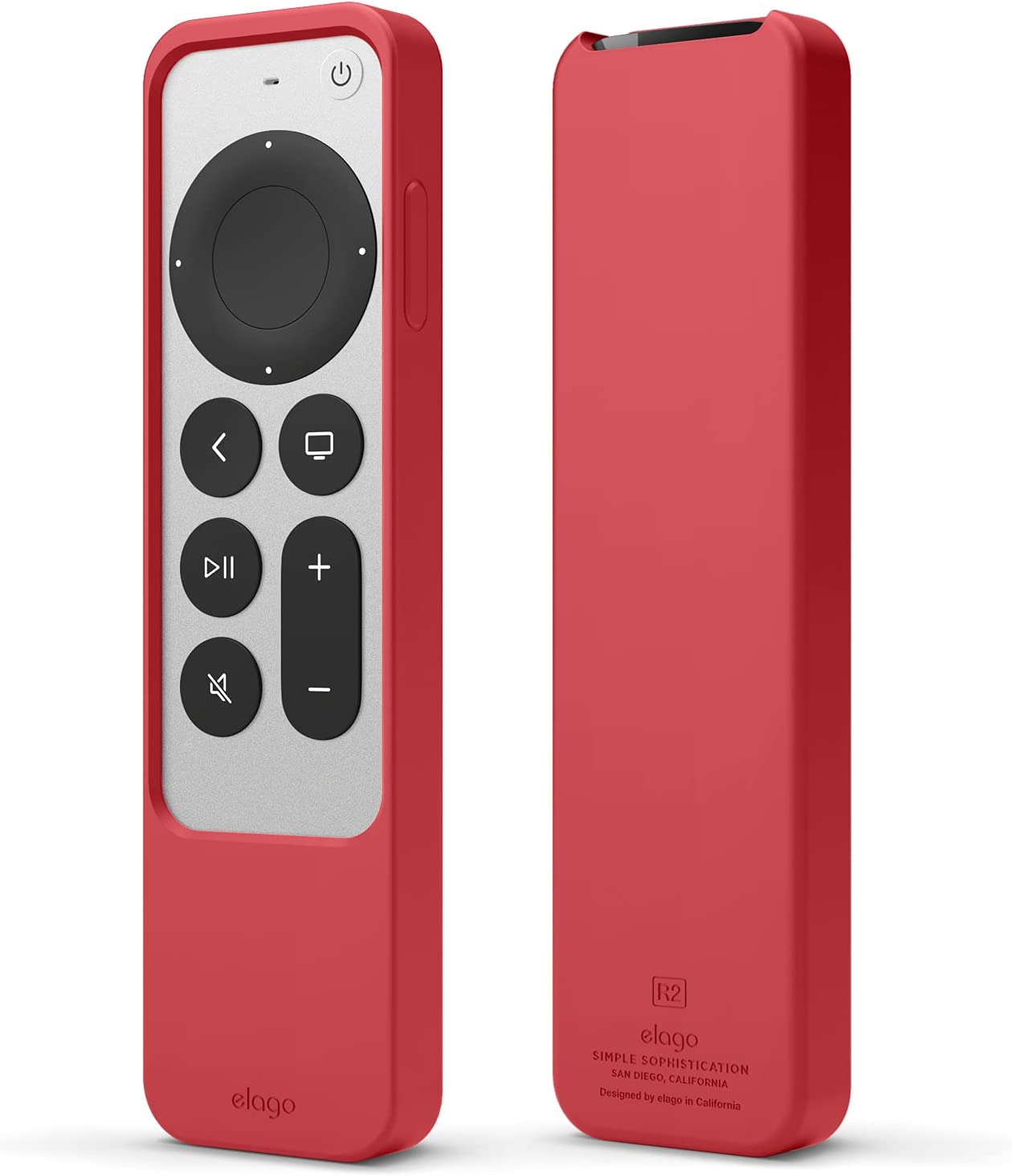 Elago R2 Slim Case Compatible with Apple TV 4K Siri Remote 3Rd Generation (2022) and 2Nd Generation (2021) - Slim Design, Light Weight, Scratch-Free Silicone, Shock Absorption (Nightglow Blue)