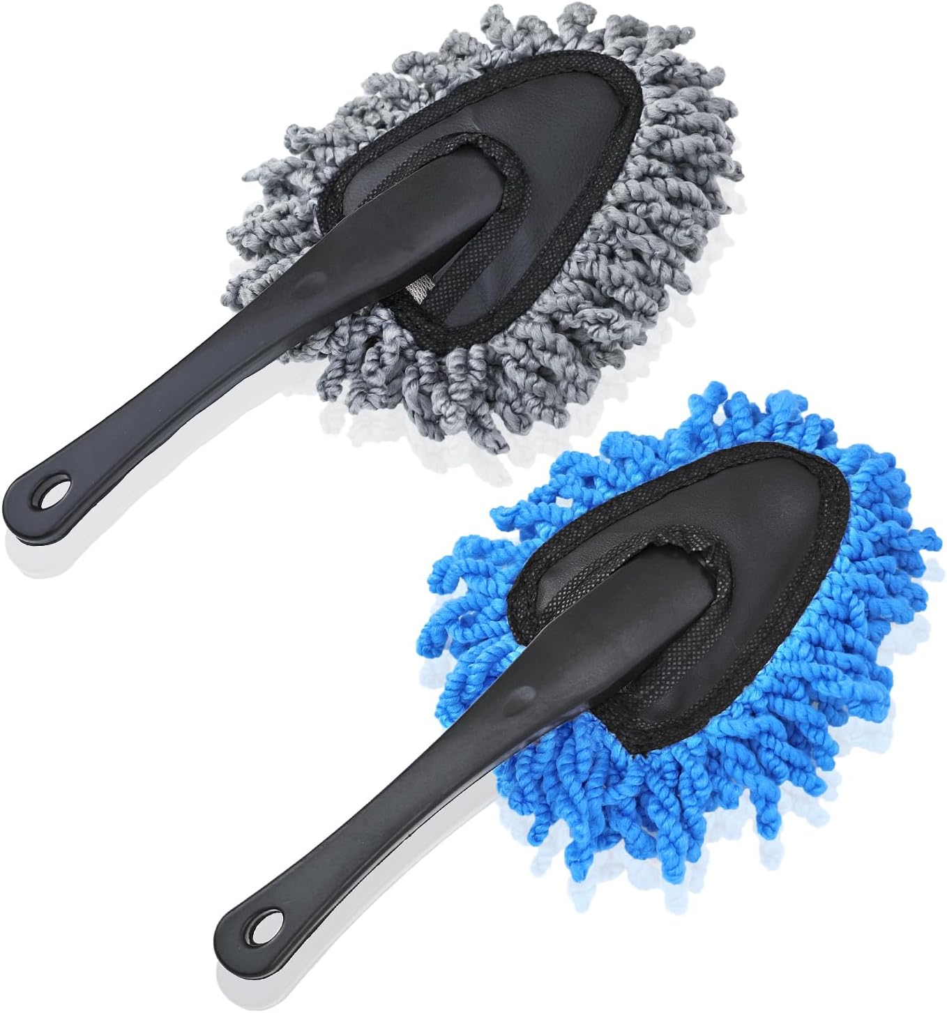 2 Pcs 11" Super Soft Microfiber Duster Brush, Car Dash Cleaner, Cleaning Brush, Dusting Tool, Cleaning Tools for Car Cleaning, Home Kitchen, Computer image number 2