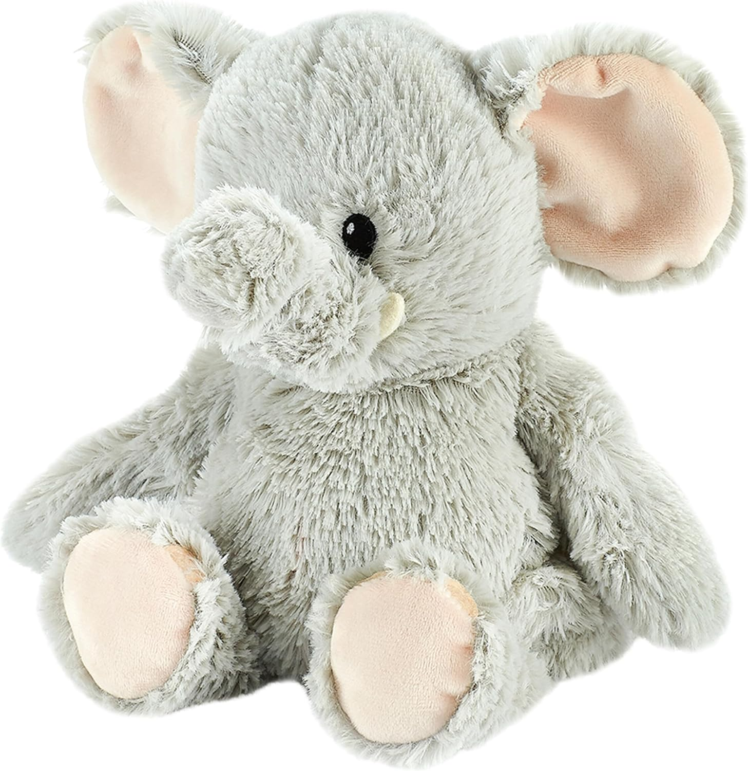 Warmies Plush Elephant (Grey) Microwavable Weighted Teddy with French Lavender Scent, Hot or Cold Wheat Bag for Cool Relaxation and Warm Relief image number 2