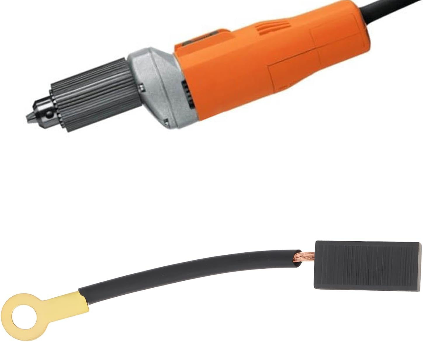 Create Idea 2 Pairs Pairs of Motor Carbon Brushes 5X6.3X13Mm Compatible with Fein AST 636 MSF 636 636-1 MSH 635 636 image number 2