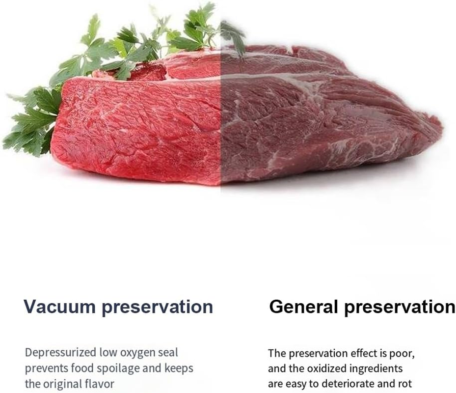 HPAMR Automatic Sealing Machine, Vacuum Sealer Machine, Household Food Preservation Machine Compression, Dry and Wet Dual-Purpose Small Fresh-Keeping Sealing Machine for Food save and Storage