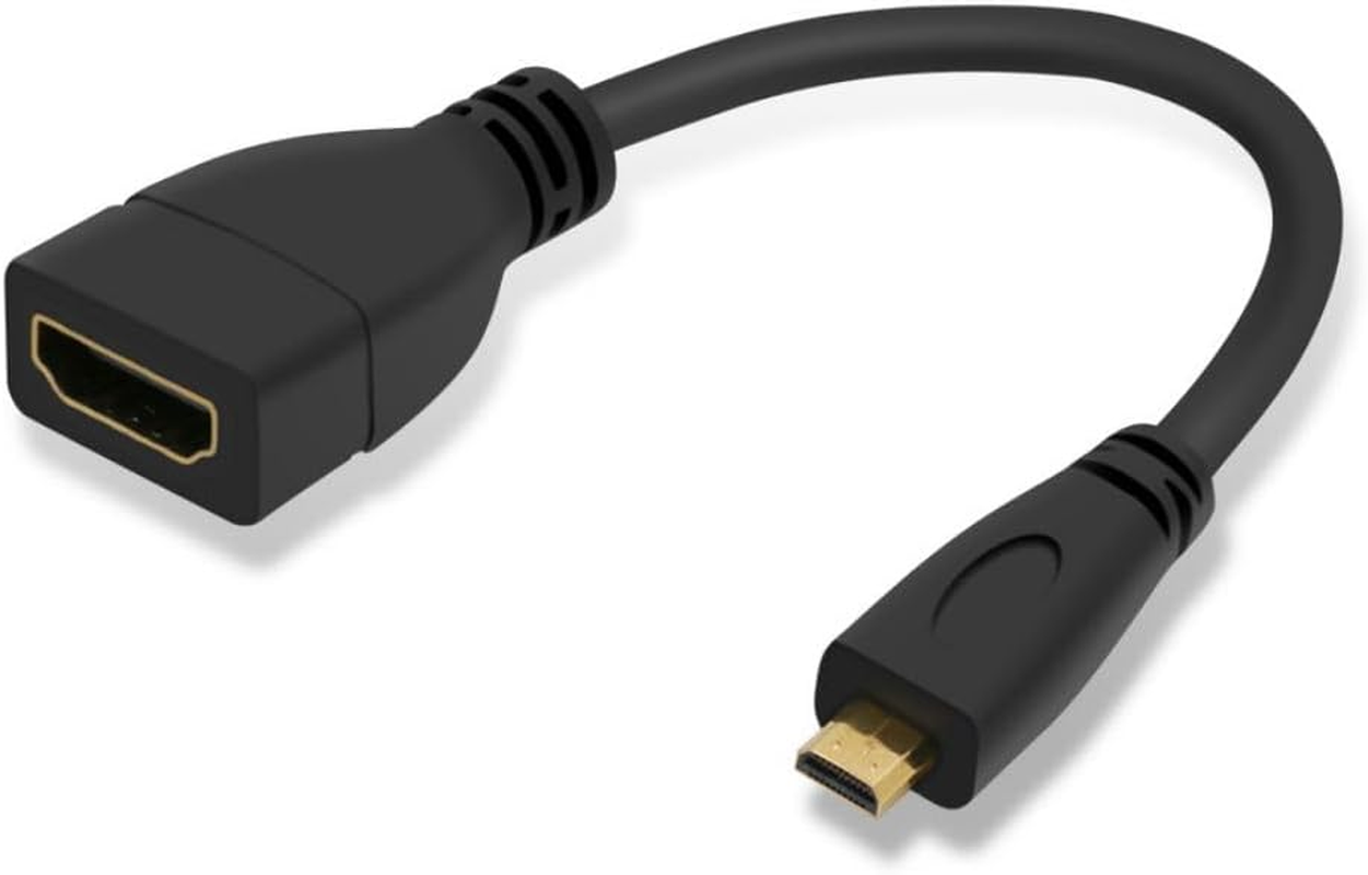 Chenyang Micro HDMI Male to HDMI Female Adapter Short Cable 10Cm for XOOM Droid X HDTV 4K 1080P image number 6