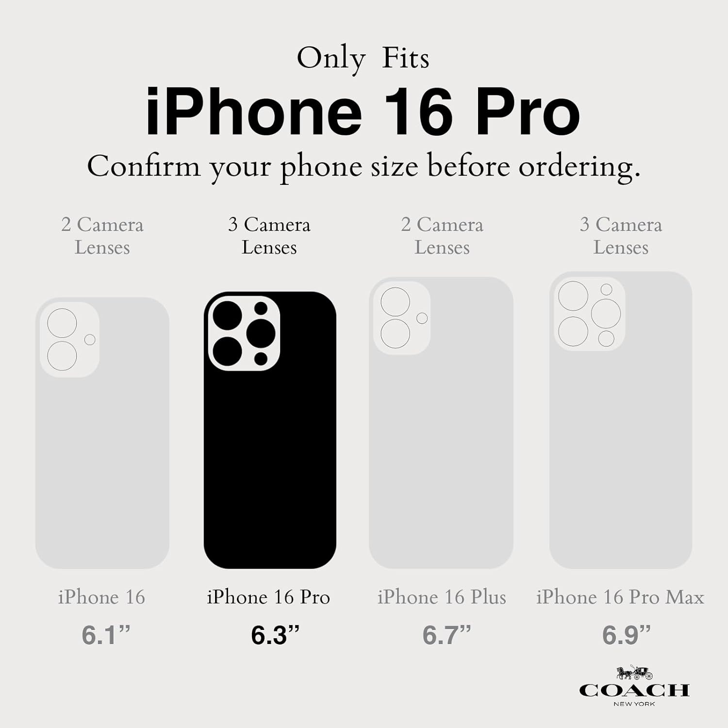 Coach Signature Canvas Wallet Folio Iphone 16 Pro Case - Designer Phone Case - Signature Charcoal image number 5