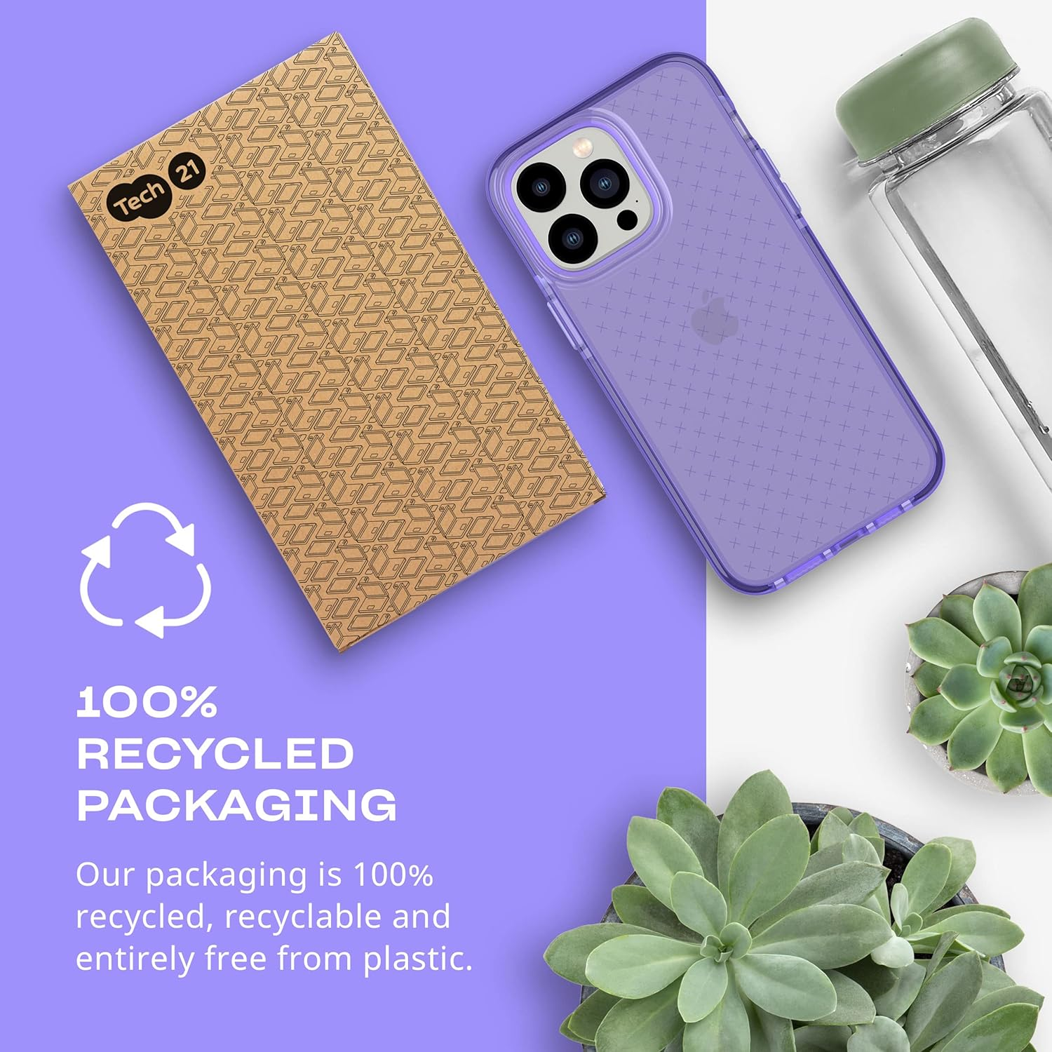 Tech21 Iphone 14 Pro Max Evo Check &ndash; Shock-Absorbing & Slim Protective Phone Case with 16Ft Flexshock Multi-Drop Protection & Extra Buttons image number 2