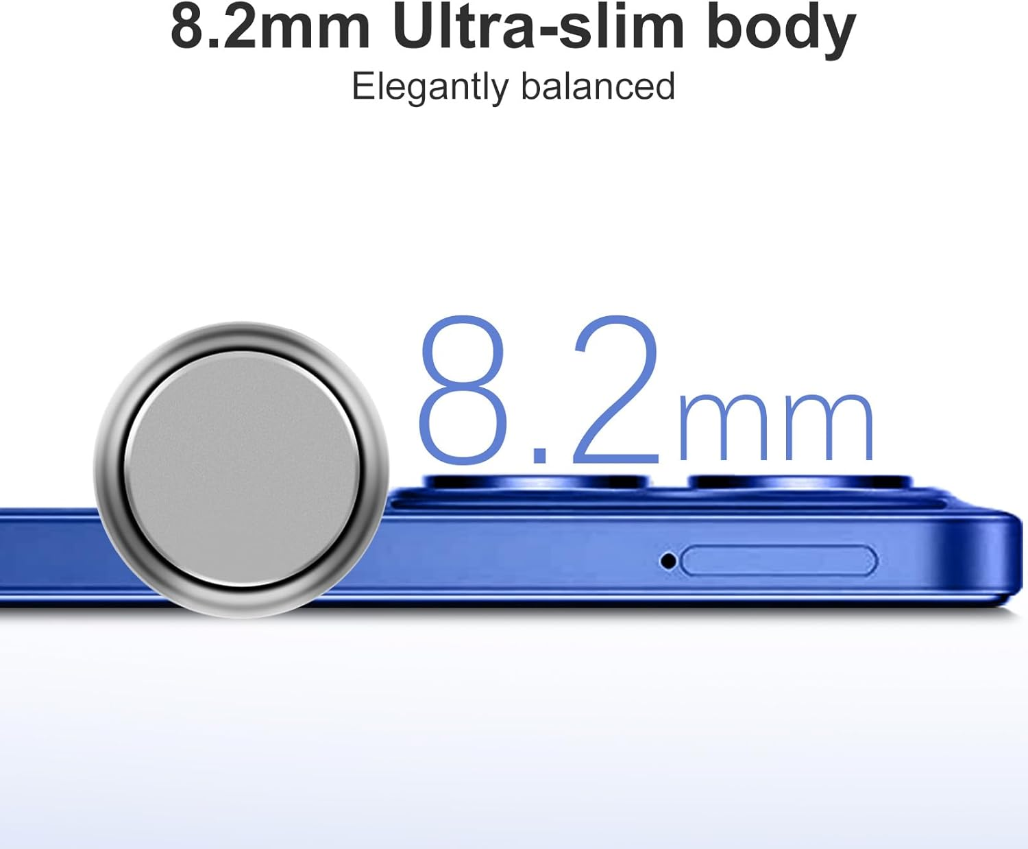 XIAOMI Redmi 15C Smartphone - 4 GB / 128 GB, Screen 6.9 Inches, 120 Hz, 50 MP Dual Camera, 6000 Mah Blue, No Charging Adapter (With Mobile Phone Case) image number 2